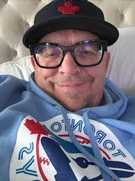 Me and my old coach Ronny Lowe at the Battle of Alberta.