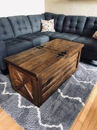 farmhouse storage coffee table free shipping mobilier de salon table basse rangement
