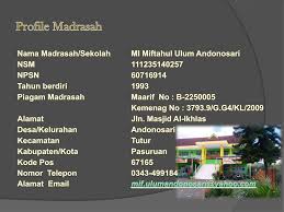 Info penerimaan siswa baru smp unggulan nasywa tahun. Dokumen Pendukung Profil Madrasah Sarana Prasarana Ppt Download