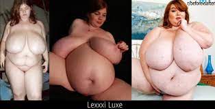 Lexxxi Luxe pregnancy and weight gain : r/beforevsafter