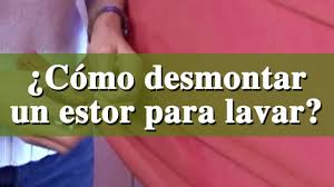 Como Desmontar Un Estor Para Lavar Stor Planet Estor Lava Orden Y Aseo