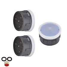 If it's not a regular size aerator, use a dime. Jqk Faucet Aerator 1 0 Gpm Flow Retrictor Insert Faucet Aerators Replacement Parts Bathroom 3 Pack Standard Size Buy Online In Brunei At Brunei Desertcart Com Productid 129037128