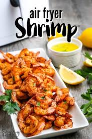 Shrimp are cooked in the air fryer, then coated in a mixture of sriracha, honey, lime juice, soy sauce, and garlic. Healthy Air Fryer Shrimp Upstate Ramblings