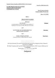 Construction lien act / construction act forms. High Court Judgment Template Reinsurance Focus
