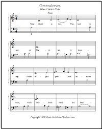 Piano sheet music,piano sheet music alas, my love, you do me wrong, to cast me off discourteously. Greensleeves Free Sheet Music For Piano Easy But Beautiful