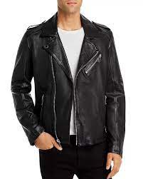 Karl Lagerfeld Paris Bonded Leather Regular Fit Jacket Men Bloomingdale S Leather Jacket Men S Leather Jacket Jackets