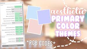 Below are 37 working coupons for bloxburg money codes from reliable websites that we have updated for users to get maximum savings. Aesthetic Primary Color Themes Rgb Number Codes Bloxburg Youtube