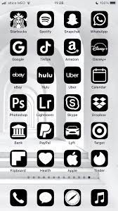 This pack includes app icons in black and white / grey to match the white color in widgetsmith. Aesthetic Black Ios 14 App Icons Pack 108 Icons 1 Color Black App Icons Aesthetic Ios Home Screen Pack In 2021 Black App Iphone Photo App App Icon