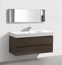 Add style and functionality to your bathroom with a bathroom vanity. 47 Inch Caspar Wall Mount Bathroom Vanity Mv318200c