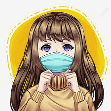 Download now 100 best kartun. Anime Girl Wear Masker Covid Design Illustration Png Transparent Clipart Image And Psd File For Free Download