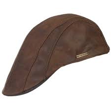 Stetson Manatee Goatskin Leatehr Duckbill Flat Cap Medium 56 57cm Stetson Leather Hats Hats For Men Leather Cap