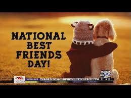 National best friend day is dedicated to the best friends with whom you can share your joy and national best friend day, as arthur schopenhauer said, one of the things that are talked about as. Friday Is National Best Friends Day Youtube