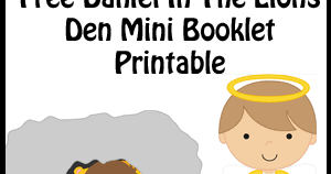 Daniel in the lion's den color page. Church House Collection Blog Daniel In The Lions Den Mini Booklet Printable For Preschoolers Free Bible Sunday School Crafts For Childrens Church