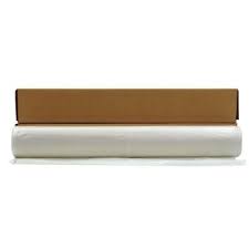 Husky 4 Ft X 50 Ft Clear 4 Mil Plastic Sheeting Cf0404 50c The Home Depot Radiant Barrier Reflective Insulation Plastic Sheets Plastic