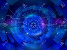 High techno world, profile picture. High Computer Communication Technology On The Blue Background Digital Techno Concept Vector Illustration Eps 10 Royalty Free Cliparts Vectors And Stock Illustration Image 82767380