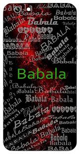 Babala (Above) Name & Sign Printed All Over Customize & Personalized!!  Protective Back Cover for Your Smart Phone : Lava Iris X8 : Amazon.in:  Electronics