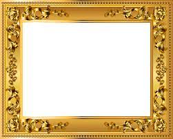 Gold Deco Border Frame Transparent Png Image Frame Picture Frame Designs Gold Frame