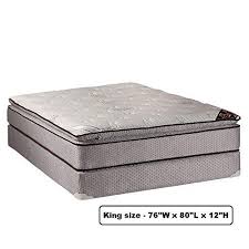 Spinal Dream Plush Pillow Top Eurotop Mattress Set With Bed Frame Included Orthopedic Sleep System With En Mattress Sets Plush Pillows Pillow Top Mattress