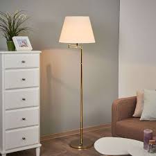 Stehleuchte Berlin Mit Schalter Stehlampe Messing Schwenkbar