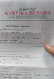 Contoh surat dokter yaitu surat keterangan sehat. Orangtua Tak Mampu Bayar Bayi Ditahan Pihak Rumah Sakit Di Bekasi Okezone Megapolitan