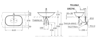 Sedangkan untuk kabinet atas, memiliki ukuran standar dengan panjang 300cm, lebar 30cm dan tinggi 100 cm. Jual Toto Wastafel Lw274j Dengan Harga Distributor