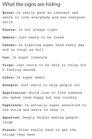 What The Signs Are Hiding I M The Girl That Sheds Tears At The End Of Yoga Zodiac Signs Gemini Zodiac Signs Horoscope Zodiac Signs
