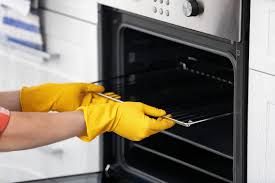 This function locks the oven door and heats to a high temperature to burn off any food and debris. How To Clean An Oven Better Homes Gardens