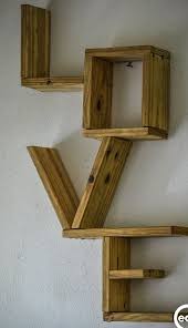 Teilen Sie Die Love Wall Ledge In 2020 Holzregal Selber Bauen Bucherregal Design Recycling Mobel