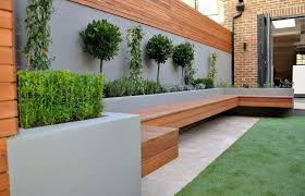 Add Garden Colour With Plants And Paint Image By Rhsblog Co Uk Modern Garden Landscaping Contemporary Garden Design Modern Landscaping