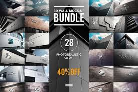 3d Logo Wall Bundle Mock Up Logo Wall Logo Mockup Wall Signage