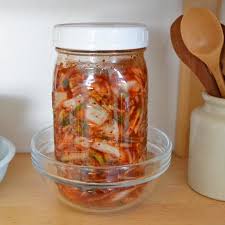 How To Make Cabbage Kimchi Recipe With Images Kimchi Kimchi Recipe Fermented Cabbage