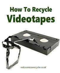 Consider donation to a local thrift store for your commercially produced audio visual media. How To Recycle Videotapes And Audio Cassettes Audio Cassette Recycling Cassette