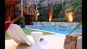 We love a good lap pool. Stunning Small Garden Swimming Pools Youtube