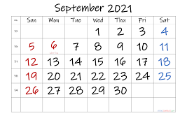 • you can use these templates as a scheduler, desktop calendar, holiday calendar, wall calendar, etc… Free September 2021 Monthly Calendar Template Word Template No If21m45 Free Printable Calendars