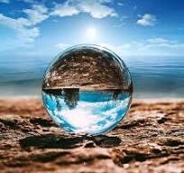 Duosuny Esferas reflectantes de vidrio óptico, esfera de cristal K9, bola  de fotografía decorativa, malabarismo de contacto transparente, sin soporte  ...