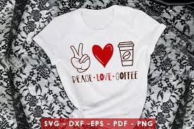 Download Peace Love Coffee Graphic By Craftlabsvg Creative Fabrica PSD Mockup Templates