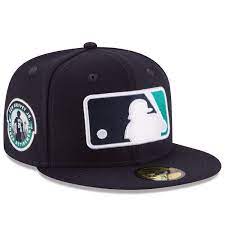 Men S Seattle Mariners Ken Griffey Jr New Era Navy Logo 59fifty Fitted Hat Hats For Men Fitted Hats Baseball Hats