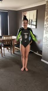 Jumping for joy! The Academy of Gym gymnasts'