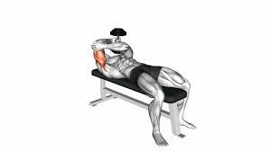 Lying triceps extensions are one of the most stimulating exercises to the entire triceps muscle group in the upper arm. Dumbbell Lying One Arm Pronated Stock Footage Video 100 Royalty Free 1043189314 Shutterstock