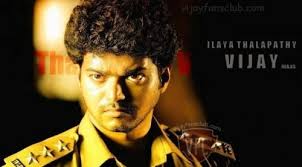 Vijay as police officer in 'Pagalavan'