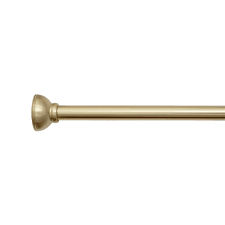 Tom from signature hardware shows you how to enclose a tub with a shower curtain by installing a corner shower curtain rod.about us: Better Homes Gardens Easy Hang Adjustable 72 Antique Brass Shower Tension Rod 1 Each Walmart Com Walmart Com