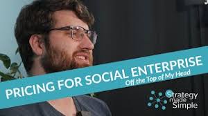 Pricing for Social Enterprises