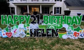 The signs will get water spots on them you will be subject to a $50 cleaning fee. How To Make Your Own Yard Sign Flair Diy Yard Cards