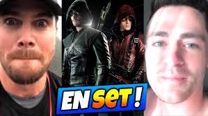 Colton (Roy/Arsenal) Grabando para Arrow Temporada 6 Esta Noche! (HYPE POR  ARSENAL!!!)