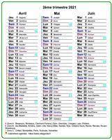 Calendrier Dernier Trimestre 2023 Calendrier 2023 Trimestriel Gratuit Et Personnalisable