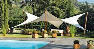Sechseckiges Sonnensegel Manta 1315 X 1264 Cm Komplett Mit Seilen Spannschrauben Pflocken Und 3 Lamellierte Segel Schatten Pool Schatten Sonnensegel Garten