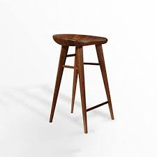 A Dan Bar Chairs Modern Style Solid Wood Chair Stool High Stool Dining Chair Height 55 75cm Brown 65cm Solid Wood Chairs Bar Chairs Home Bar Furniture