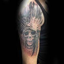 Lovely ganesha head tattoo by erich foster. 80 Indian Skull Tattoo Designs For Men Cool Ink Ideas