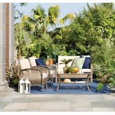 Birch Lane Outdoor Furniture Cushions Reubens 6 Piece Sofa Seating Group With Cushions In 2020 Seating Groups Rattan Sofa Outdoor Sofa Sets