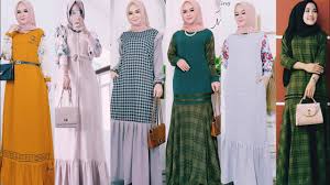 Dress model gamis memang bisa digunakan wanita berbagai usia untuk berbagai acara misalnya untuk pesta dan. Gamis Terbaru 2020 2021 Simple Elegan Youtube